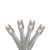 LED Christmas Light Set - Warm White - 5' Silver Wire - 15ct - IMAGE 1