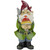 12.5" Welcome Gnome with Squirrel and Cardinal Outdoor Garden Statue - IMAGE 1