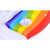 Inflatable Rainbow Swimming Pool Lounge Chair - 58"