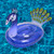 57" Inflatable Purple and Green Peacock Swimming Pool Float - IMAGE 2