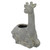 16" Gray Seated Giraffe Outdoor Garden Planter - IMAGE 3