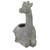 16" Gray Seated Giraffe Outdoor Garden Planter - IMAGE 5