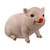 12" Realistic Pink Piglet Outdoor Garden Statue - IMAGE 1