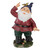 11.25" Red and Green Gnome with Butterfly Outdoor Garden Statue - IMAGE 1