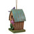 10" Brown and Green Hanging Birdhouse with Butterflies Outdoor Garden Decor - IMAGE 5