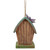 10" Brown and Green Hanging Birdhouse with Butterflies Outdoor Garden Decor - IMAGE 4