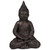 17.5" Dark Brown Meditating Buddha Outdoor Garden Statue - IMAGE 1
