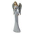 Angel Figure Holding a Star - 6.5" - Silver - IMAGE 4