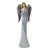 6.5" Gray and White Angel Figure Holding a Star - IMAGE 1