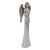 6.5" Gray and White Angel Figure Holding a Star - IMAGE 3