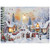 LED Lighted Snowy Christmas Village Canvas Wall Art - 11.75" x 15.75" - IMAGE 2