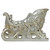 9.75" Champagne Christmas Sleigh Tabletop Decoration - IMAGE 1