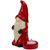 Gnome Tea Light Christmas Candle Holder - 7" - Red and Black - IMAGE 3