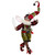 Mark Roberts Coal Stocking Christmas Fairy Green and Red, Medium 15" #51-05852 - IMAGE 1