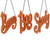 Set of 3  Boo, Spooky, and Beware Hanging Halloween Signs 5.75" - IMAGE 4