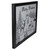 Lighted Black and White Winter Scene Merry Christmas Canvas Wall Art 11.75" x 15.75" - IMAGE 4
