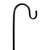 84” Black Metal Shepard’s Hook Outdoor Garden Stake - IMAGE 4