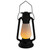 LED Lighted Vintage Style Hurricane Lantern - 12" - Black - IMAGE 1
