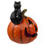 10" LED Lighted Jack-O-Lantern and Black Cat Tabletop Halloween Figure - IMAGE 3