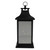 12" Black LED Lighted Battery Operated Lantern with Flickering Light - IMAGE 3