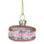 2" Pink Macaroon with Sugar Glass Christmas Ornament - IMAGE 1