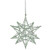 5" Glitter Green Iron Wire Starburst with Beads Christmas Ornament - IMAGE 1