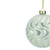 4" Green Glittered Swirled Glass Christmas Ball Ornament - IMAGE 2