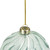 Glittered Swirls Christmas Glass Ball Ornament - 4" - Mint Green - IMAGE 4