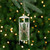 Tree on Wood Sled Christmas Ornament - 9" - White - IMAGE 1