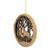 2-D Reindeer Family Silhouette Christmas Ornament Disc - 4.5" - Brown - IMAGE 2