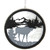 4.25" Gray Moose 2-D Cut-Out Silhouette Christmas Ornament - IMAGE 4