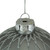 4" Gray Diamond Pattern Christmas Ball Glass Ornament - IMAGE 3