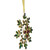 6.5-Inch Green and Red Gem Stone Snowflake Christmas Ornament - IMAGE 2