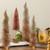 18" Gold Glittered Spiral Sisal Christmas Tree Tabletop Decoration - IMAGE 2