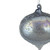 4.5-Inch Silver Iridescent Glass Onion Christmas Ornament - IMAGE 3
