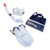 4pc Clear and Black Child Swimming Pool Snorkeling Set - Medium - IMAGE 1