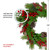 Holly Berries and Snowy Pinecones Artificial Christmas Wreath - 24" - Unlit - IMAGE 5