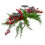 Frosted Berry and Foliage Triple Candle Holder Christmas Decoration - 32" - IMAGE 2
