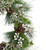 Glittered White Berry and Pinecone Artificial Christmas Wreath, 30-Inch, Unlit - IMAGE 3