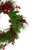 24-Inch Mixed Pine and Red Berry Artificial Christmas Wreath - Unlit - IMAGE 3