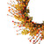 Berries and Maple Leaves Artificial Fall Harvest Twig Wreath - 22" - IMAGE 5