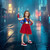 Blue and Red DCC Supergirl Tutu Dress Halloween Costume Girls 10-12 Size L - IMAGE 1