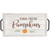 Wooden "Farm Fresh Pumpkins" Thanksgiving Tray 18" - White and Brown - IMAGE 1