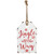 "Jingle All The Way" Metal Christmas Wall Sign - 12" - IMAGE 1