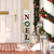 47.5" Red Buffalo Plaid Wooden Noel Christmas Porch Board Sign Decoration - IMAGE 2