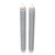 Set 2 Silver Glittered LED Flameless Taper Christmas Candles 11" - IMAGE 4