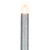 LED Flameless Flickering Taper Glittered Christmas Candles - 11" - Silver - Set 2 - IMAGE 6
