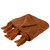 Golden Ochre Knit Throw Blanket with Tassels 50" x 60" - IMAGE 1