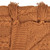 Diamond Cable Stitch Knitted Throw Blanket with Tassels - 50" x 60" - Golden Brown