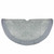 48" Gray and Silver Faux Fur Snake Skin Pattern Christmas Tree Skirt - IMAGE 2